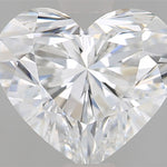 IGI 1.53 Carat Heart Lab Grown Diamond