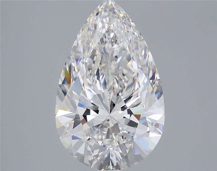 IGI 4.04 Carat Pear Lab Grown Diamond 人工培育鑽石 實驗室人造鑽石