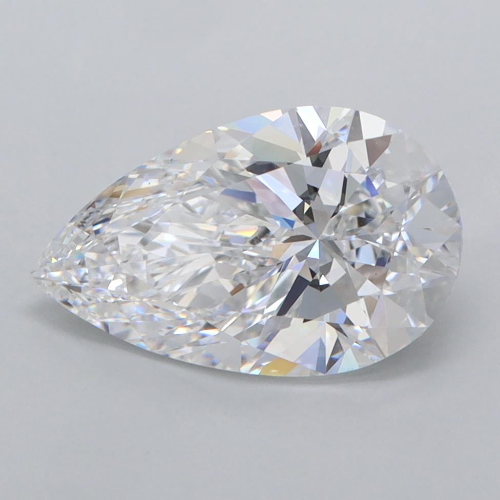IGI 2.18 Carat Pear Lab Grown Diamond 人工培育鑽石 實驗室人造鑽石