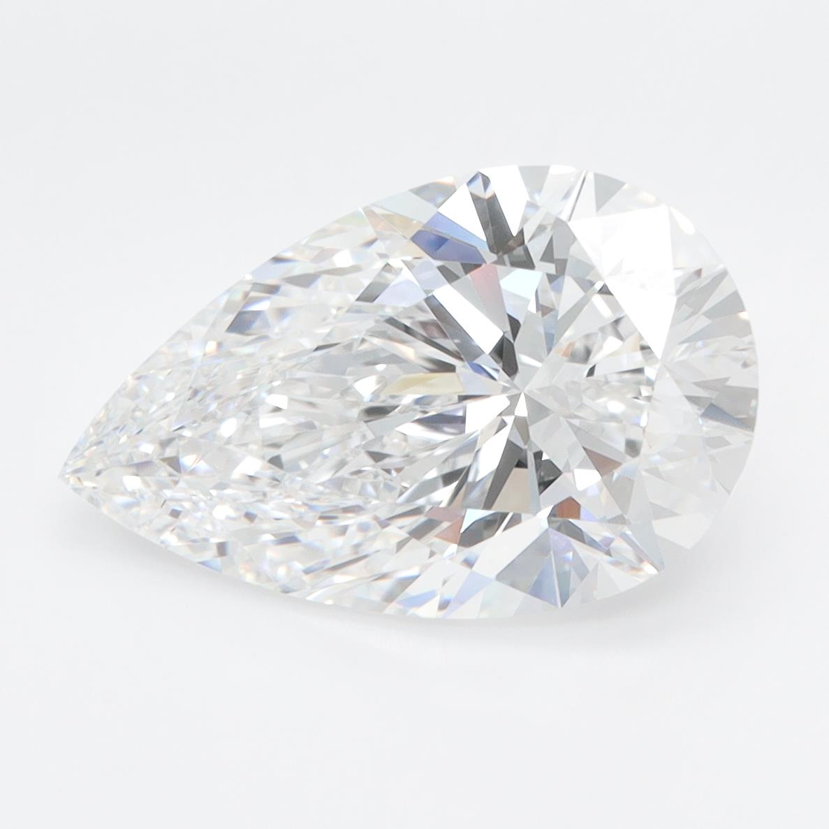 GIA 4.00 Carat Pear Lab Grown Diamond 人工培育鑽石 實驗室人造鑽石