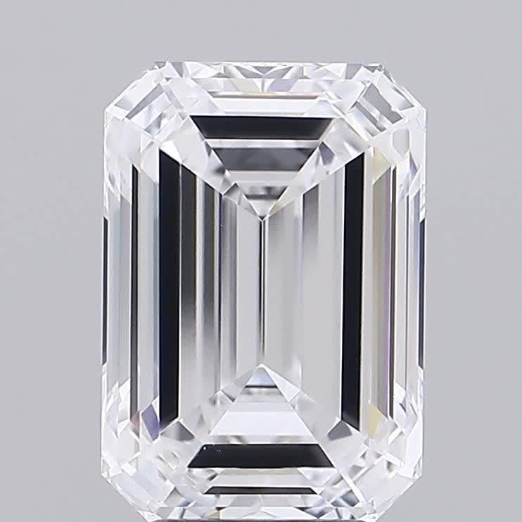 GIA 3.94 Carat Emerald Lab Grown Diamond 人工培育鑽石 實驗室人造鑽石