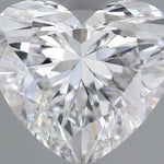 IGI 1.59 Carat Heart Lab Grown Diamond