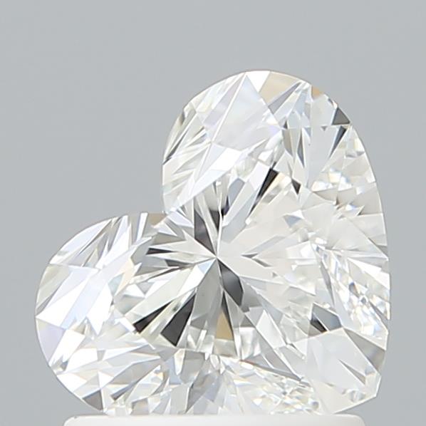 IGI 1.3 Carat Heart Lab Grown Diamond