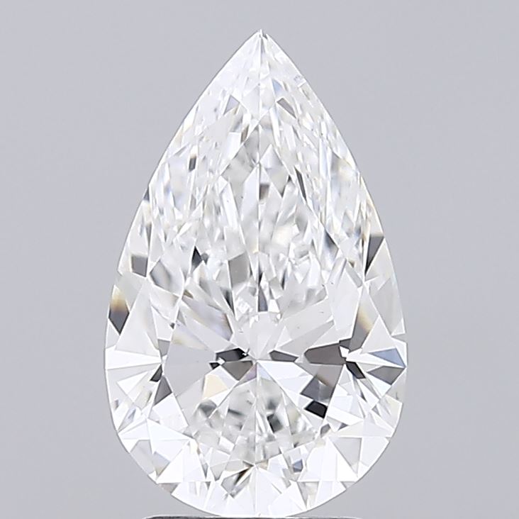IGI 2.82 Carat Pear Lab Grown Diamond 人工培育鑽石 實驗室人造鑽石