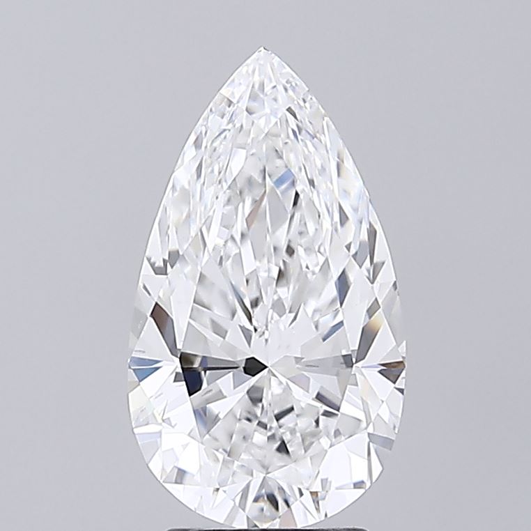 IGI 3.05 Carat Pear Lab Grown Diamond 人工培育鑽石 實驗室人造鑽石
