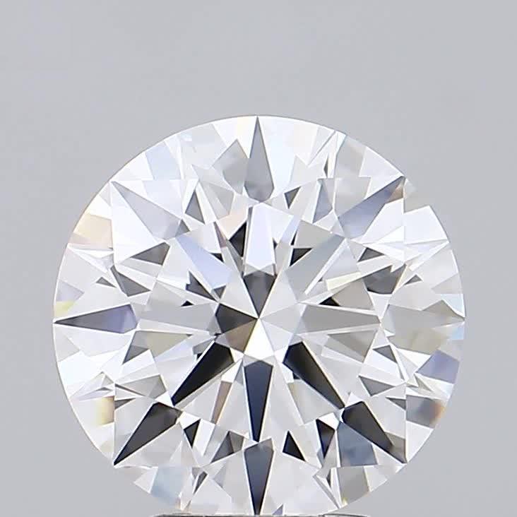 GIA 4.05 Carat Round Brilliant Lab Grown Diamond 人工培育鑽石 實驗室人造鑽石