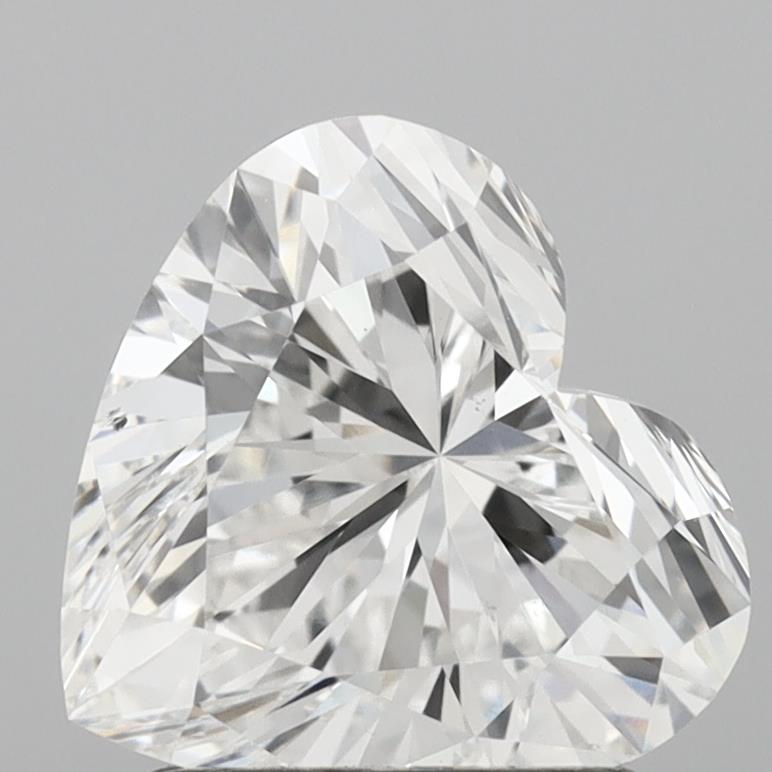IGI 1.53 Carat Heart Lab Grown Diamond