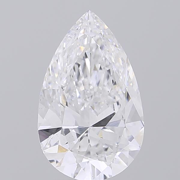 IGI 2.93 Carat Pear Lab Grown Diamond 人工培育鑽石 實驗室人造鑽石