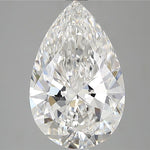 IGI 3.07 Carat Pear Lab Grown Diamond 人工培育鑽石 實驗室人造鑽石