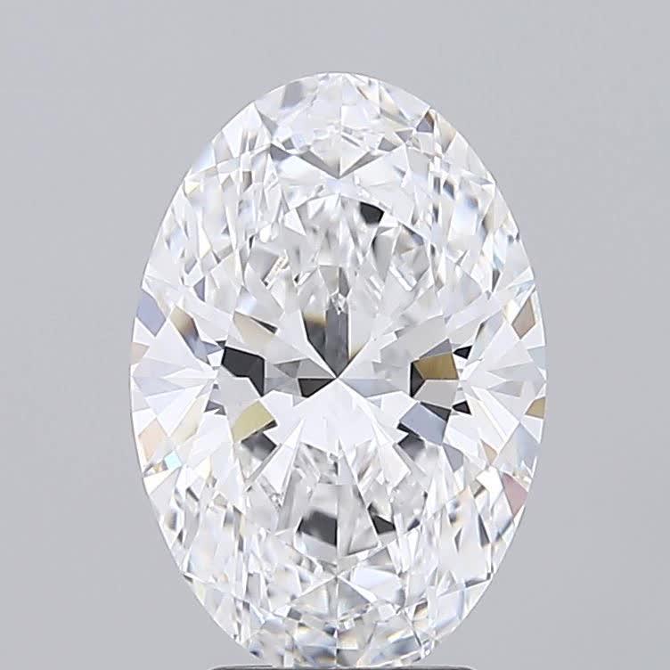 GIA 3.72 Carat Oval Lab Grown Diamond 人工培育鑽石 實驗室人造鑽石