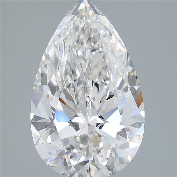 IGI 4.02 Carat Pear Lab Grown Diamond 人工培育鑽石 實驗室人造鑽石