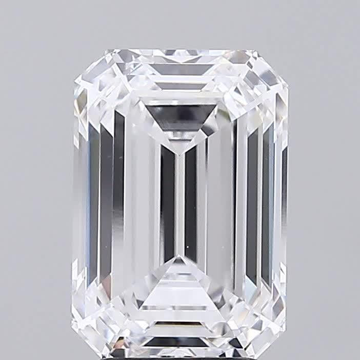 GIA 4.15 Carat Emerald Lab Grown Diamond 人工培育鑽石 實驗室人造鑽石