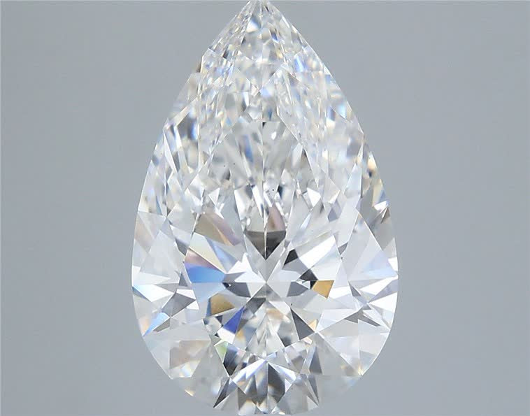 IGI 4.05 Carat Pear Lab Grown Diamond 人工培育鑽石 實驗室人造鑽石