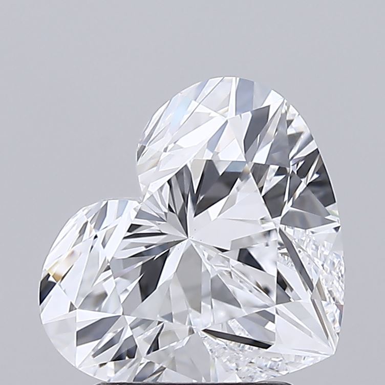 GIA 2.52 Carat Heart Lab Grown Diamond