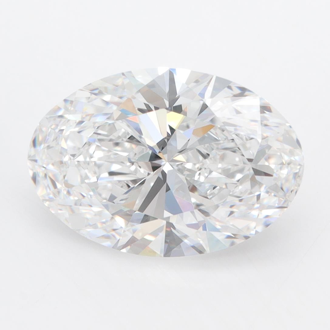 GIA 3.66 Carat Oval Lab Grown Diamond 人工培育鑽石 實驗室人造鑽石