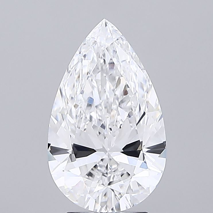 IGI 3.40 Carat Pear Lab Grown Diamond 人工培育鑽石 實驗室人造鑽石