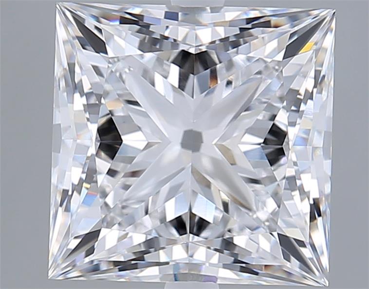 GIA 6.04 Carat Princess Cut Lab Grown Diamond 人工培育鑽石 實驗室人造鑽石