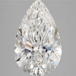 IGI 4.08 Carat Pear Lab Grown Diamond 人工培育鑽石 實驗室人造鑽石