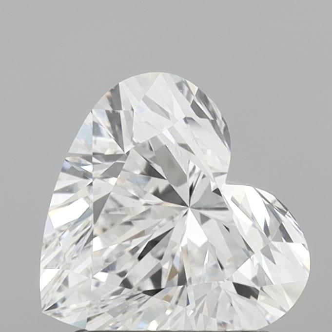 IGI 1.34 Carat Heart Lab Grown Diamond