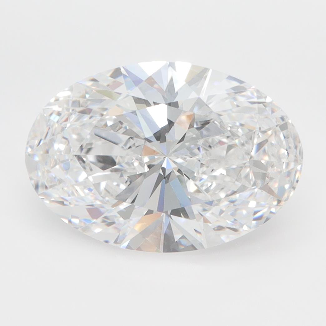 GIA 3.40 Carat Oval Lab Grown Diamond 人工培育鑽石 實驗室人造鑽石