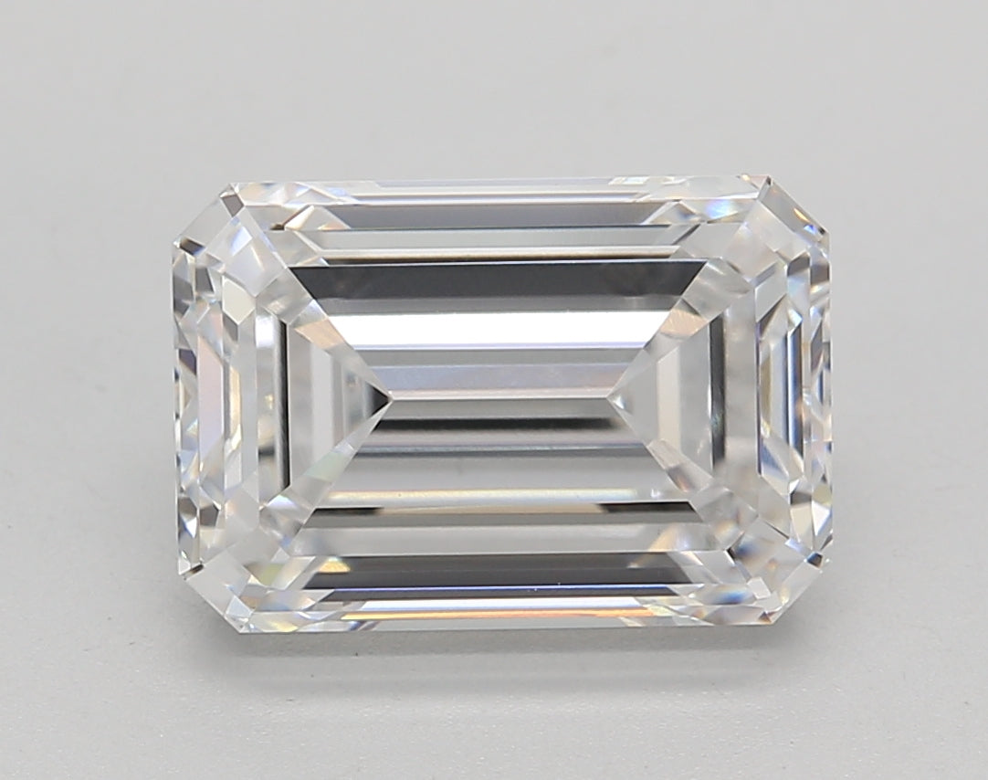 GIA 4.11 Carat Emerald Lab Grown Diamond