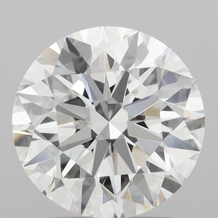 GIA 2.52 Carat Round Brilliant Lab Grown Diamond