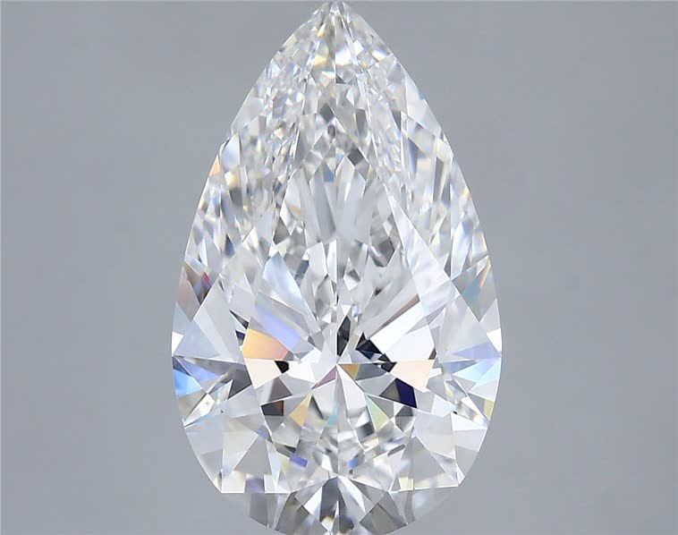 IGI 4.04 Carat Pear Lab Grown Diamond 人工培育鑽石 實驗室人造鑽石