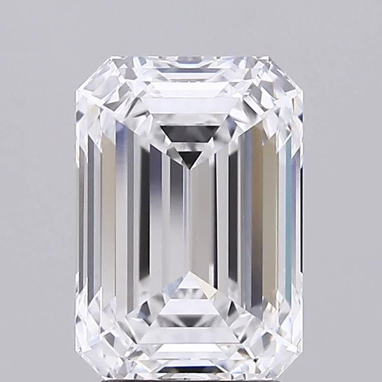 GIA 3.16 Carat Emerald Lab Grown Diamond 人工培育鑽石 實驗室人造鑽石