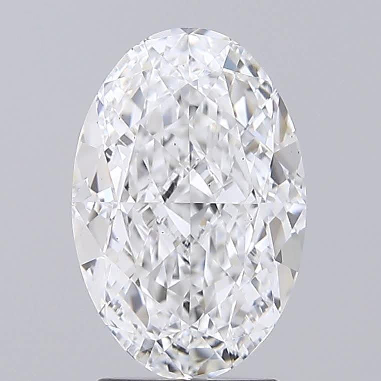 IGI 3.43 Carat Oval Lab Grown Diamond 人工培育鑽石 實驗室人造鑽石