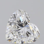 IGI 1.52 Carat Heart Lab Grown Diamond