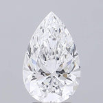 GIA 2.87 Carat Pear Lab Grown Diamond 人工培育鑽石 實驗室人造鑽石