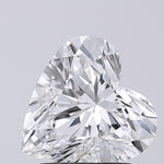 IGI 1.53 Carat Heart Lab Grown Diamond
