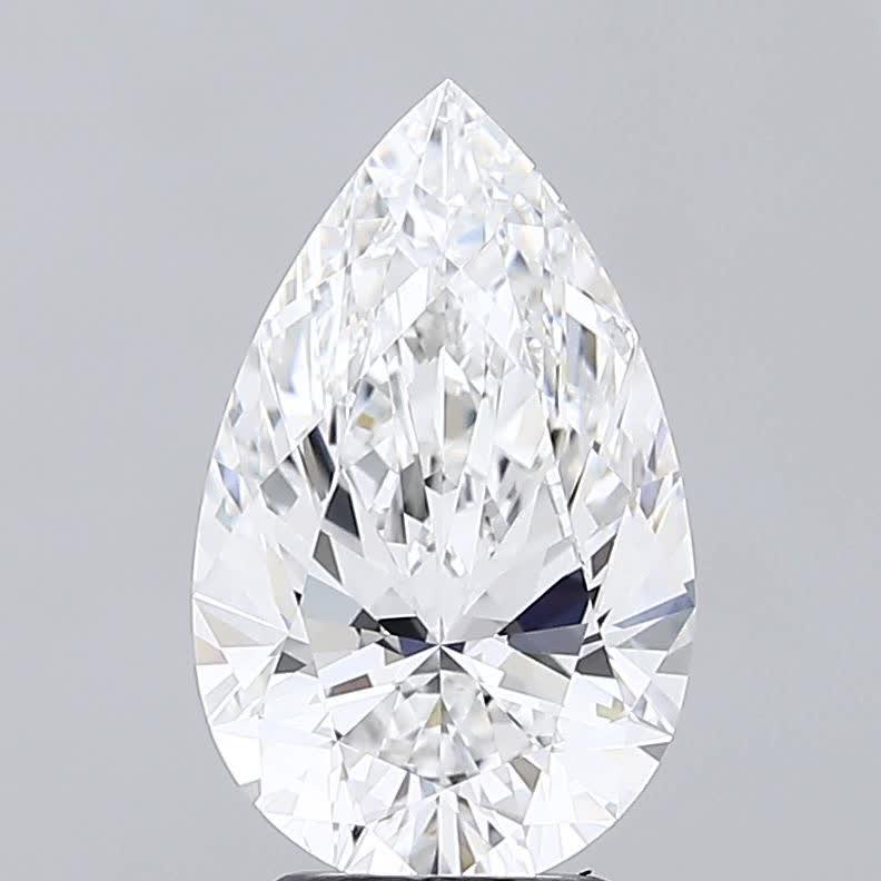 GIA 3.21 Carat Pear Lab Grown Diamond 人工培育鑽石 實驗室人造鑽石