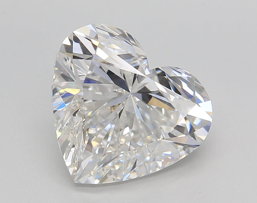 IGI 4.02 Carat Heart Lab Grown Diamond