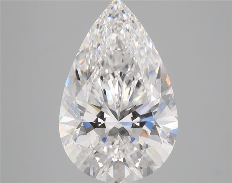 GIA 3.08 Carat Pear Lab Grown Diamond 人工培育鑽石 實驗室人造鑽石