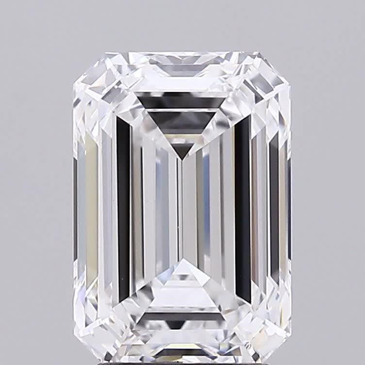 GIA 3.19 Carat Emerald Lab Grown Diamond 人工培育鑽石 實驗室人造鑽石
