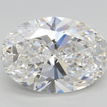 GIA 4.01 Carat Oval Lab Grown Diamond