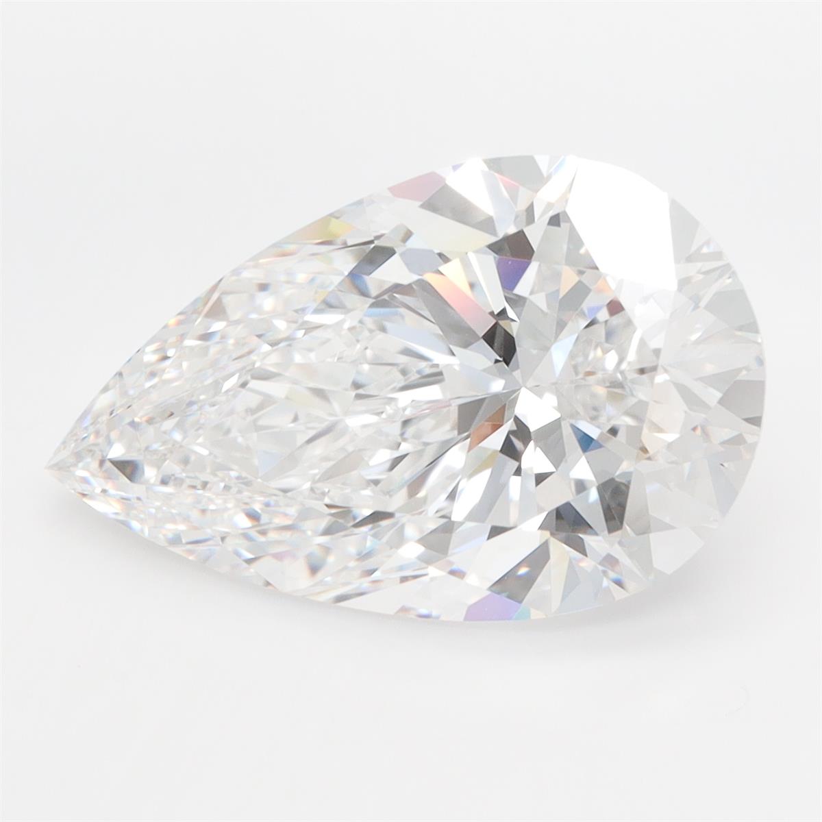GIA 5.38 Carat Pear Lab Grown Diamond 人工培育鑽石 實驗室人造鑽石
