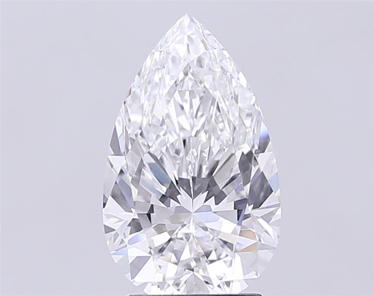 IGI 2.82 Carat Pear Lab Grown Diamond 人工培育鑽石 實驗室人造鑽石