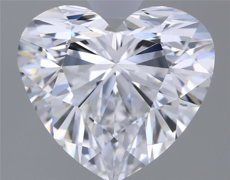 IGI 2.12 Carat Heart Lab Grown Diamond