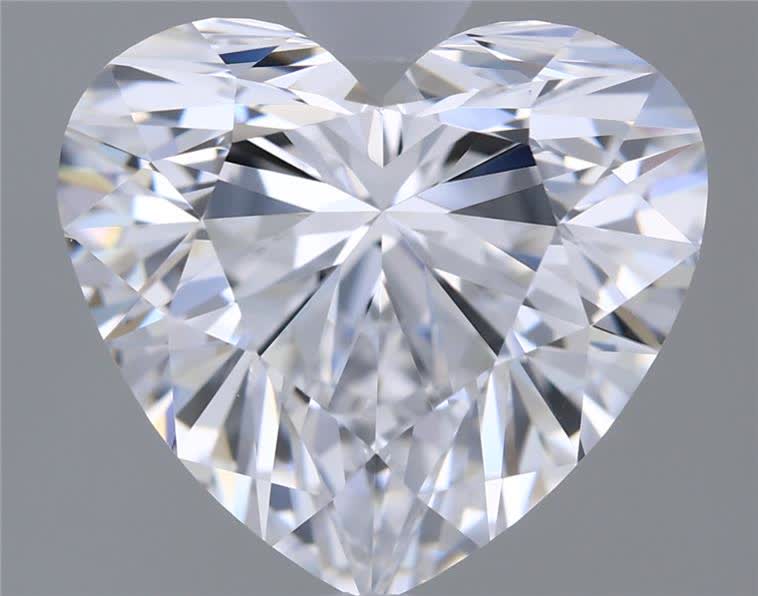 IGI 2.12 Carat Heart Lab Grown Diamond