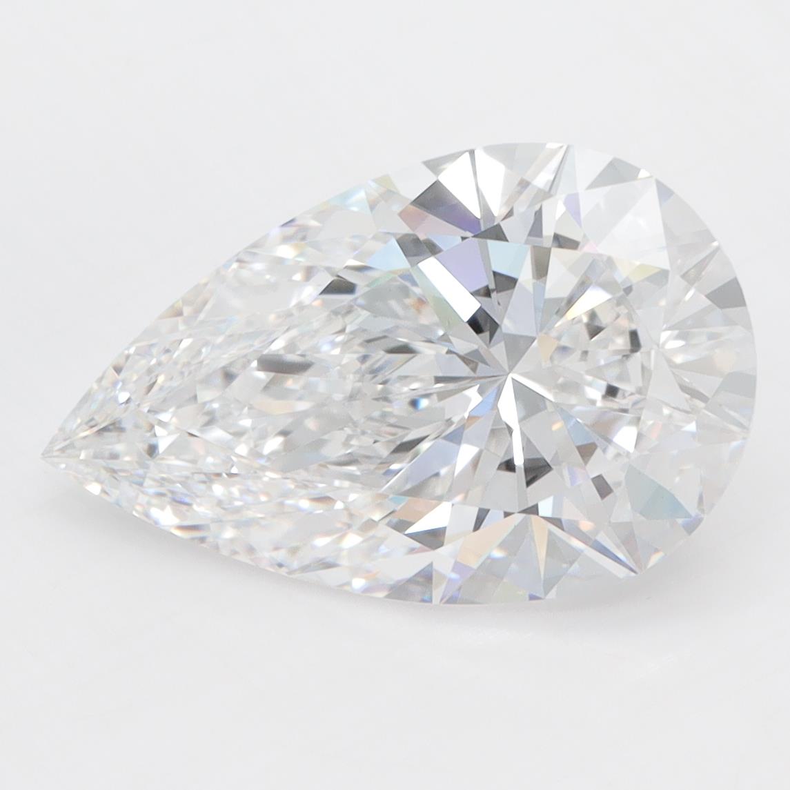 GIA 4.10 Carat Pear Lab Grown Diamond 人工培育鑽石 實驗室人造鑽石