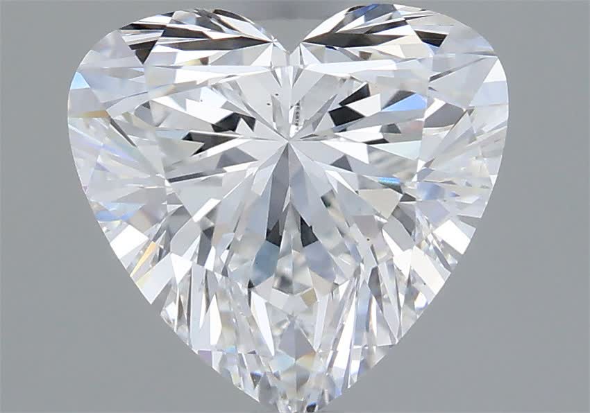 IGI 1.55 Carat Heart Lab Grown Diamond