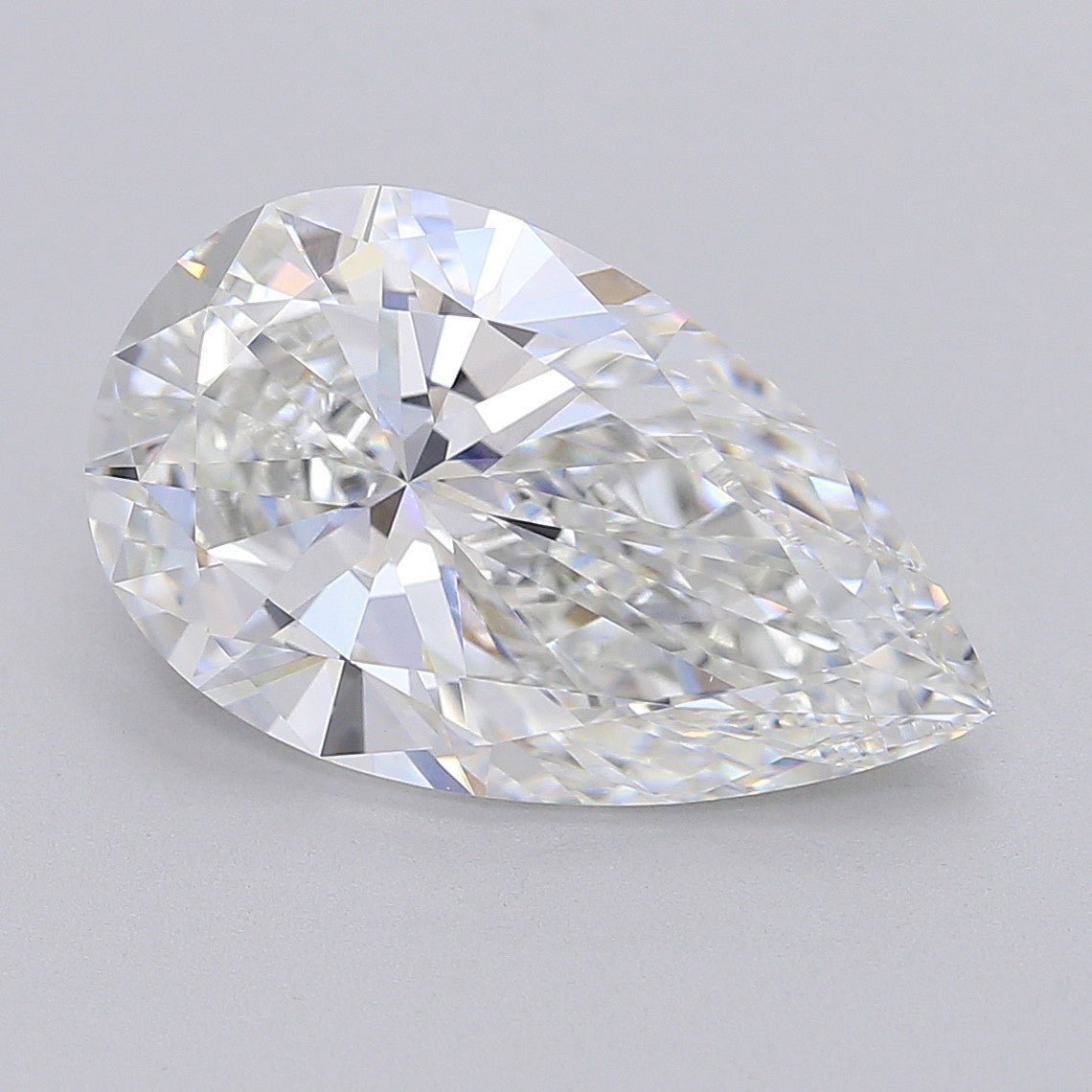 IGI 6.57 Carat Pear Lab Grown Diamond 人工培育鑽石 實驗室人造鑽石