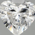 IGI 1.23 Carat Heart Lab Grown Diamond