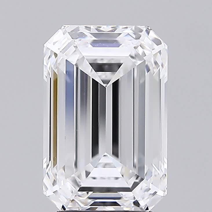 GIA 3.03 Carat Emerald Lab Grown Diamond 人工培育鑽石 實驗室人造鑽石