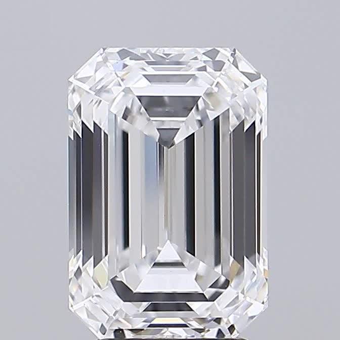 GIA 4.20 Carat Emerald Lab Grown Diamond 人工培育鑽石 實驗室人造鑽石