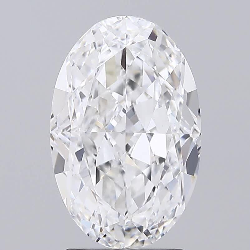 IGI 3.43 Carat Oval Lab Grown Diamond 人工培育鑽石 實驗室人造鑽石
