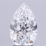 GIA 2.89 Carat Pear Lab Grown Diamond 人工培育鑽石 實驗室人造鑽石