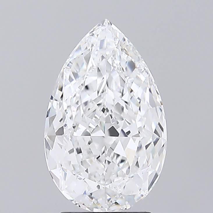 IGI 2.92 Carat Pear Lab Grown Diamond 人工培育鑽石 實驗室人造鑽石